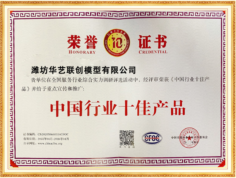 中國行業(yè)十佳產(chǎn)品